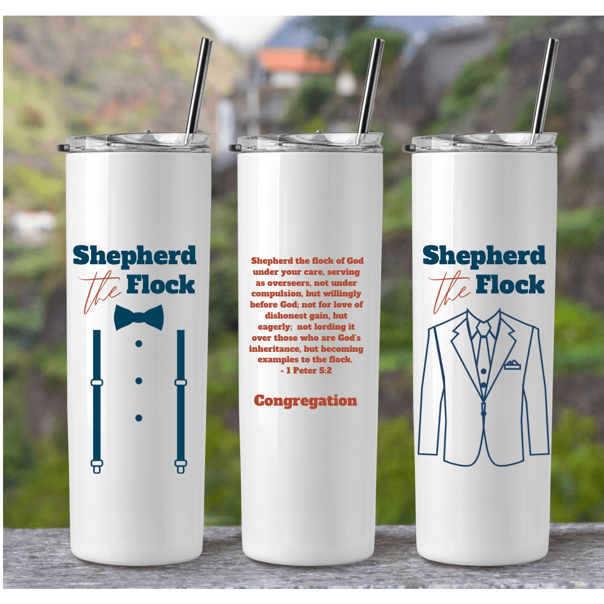 Shepherd the Flock Tumbler, JW gift