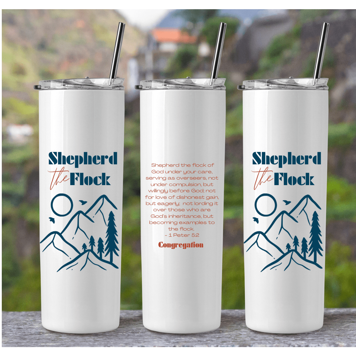Shepherd the Flock Tumbler, JW gift