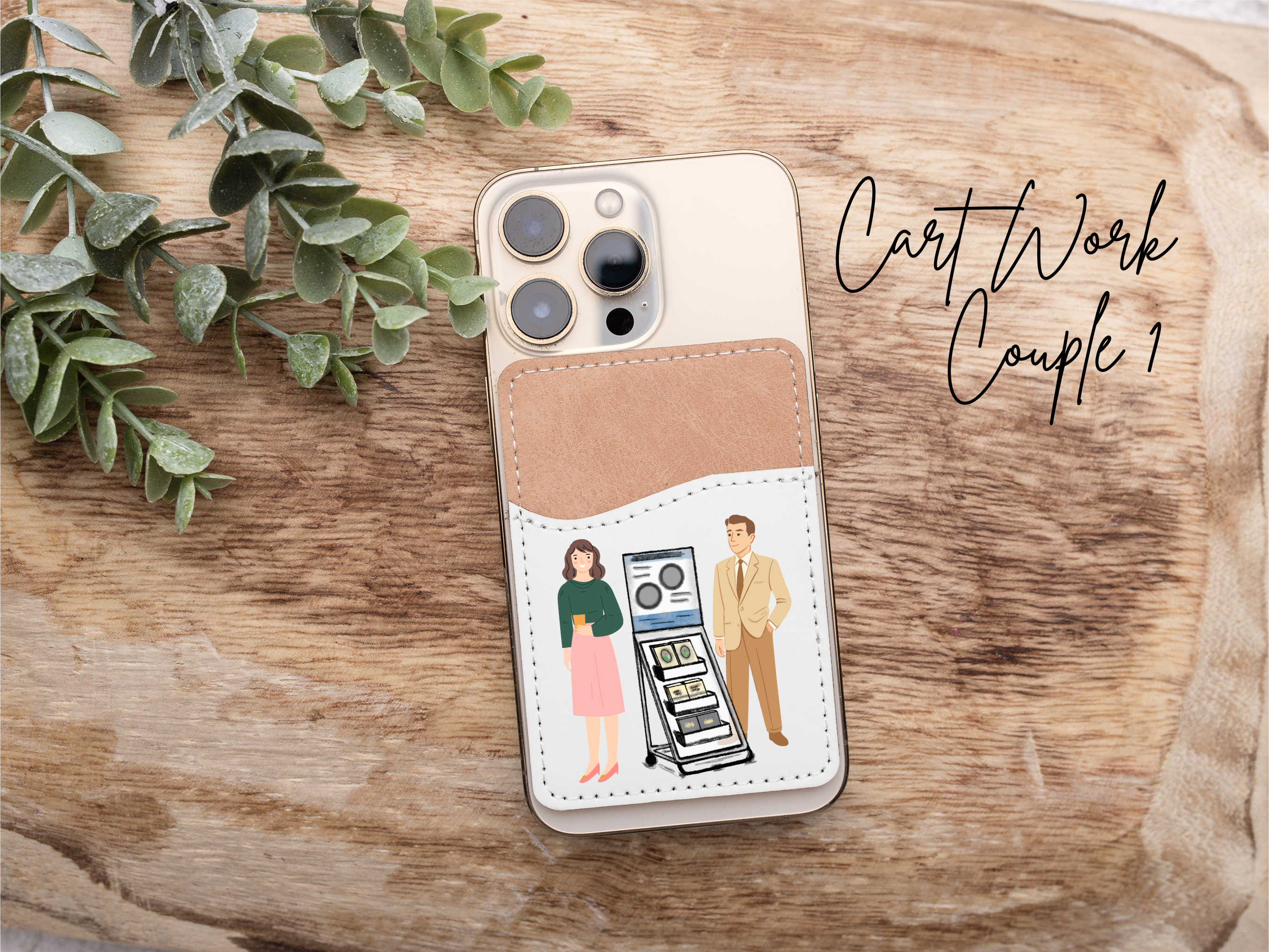 Contact Card Holder, Wallet Case, Stick on