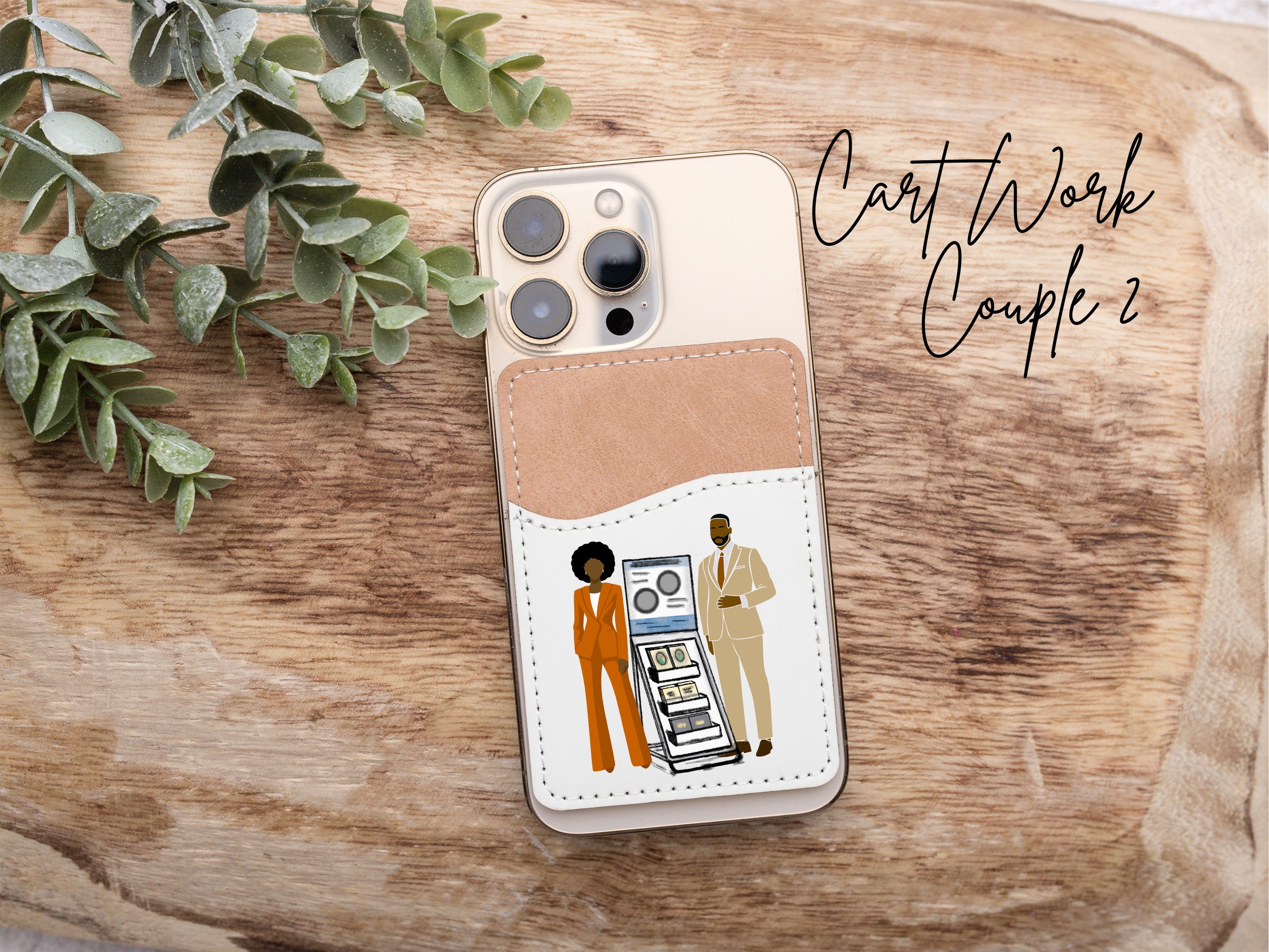 Contact Card Holder, Wallet Case, Stick on