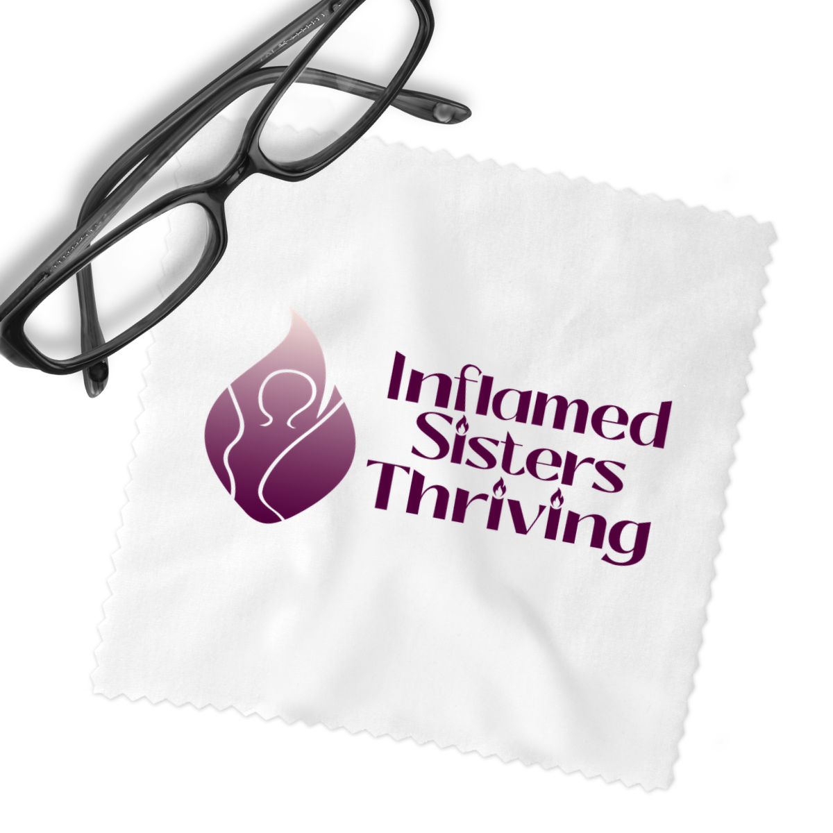 Lens Cleaning Cloths, Business Logo