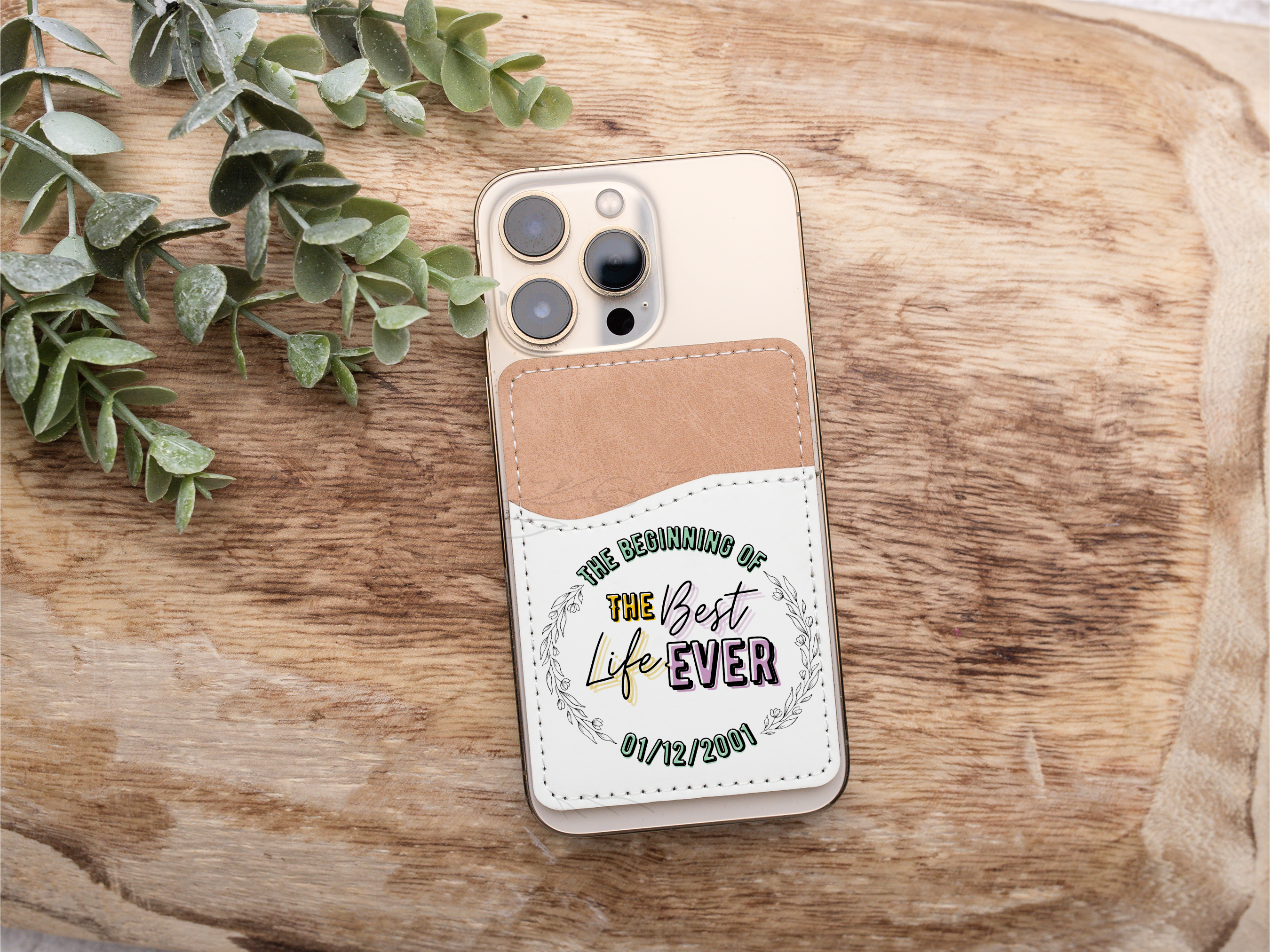 Contact Card Holder, Wallet Case, Stick on