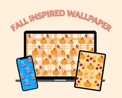 Fall-Inspired Wallpaper Bundle, Desktop & Tablet (Digital Download)