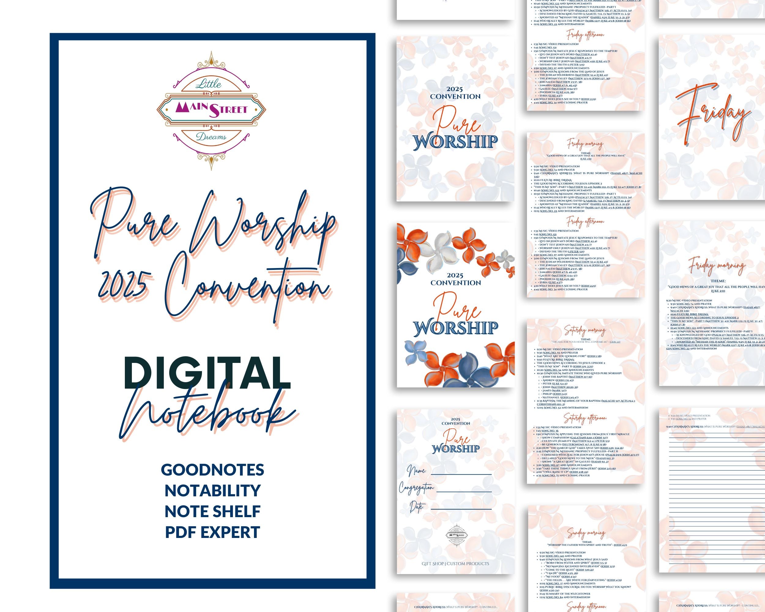 Pure Worship 2025 Convention, Digital Notebooks