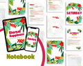 JW 2026 "Eternal Happiness" Tropical Themed Notebook
