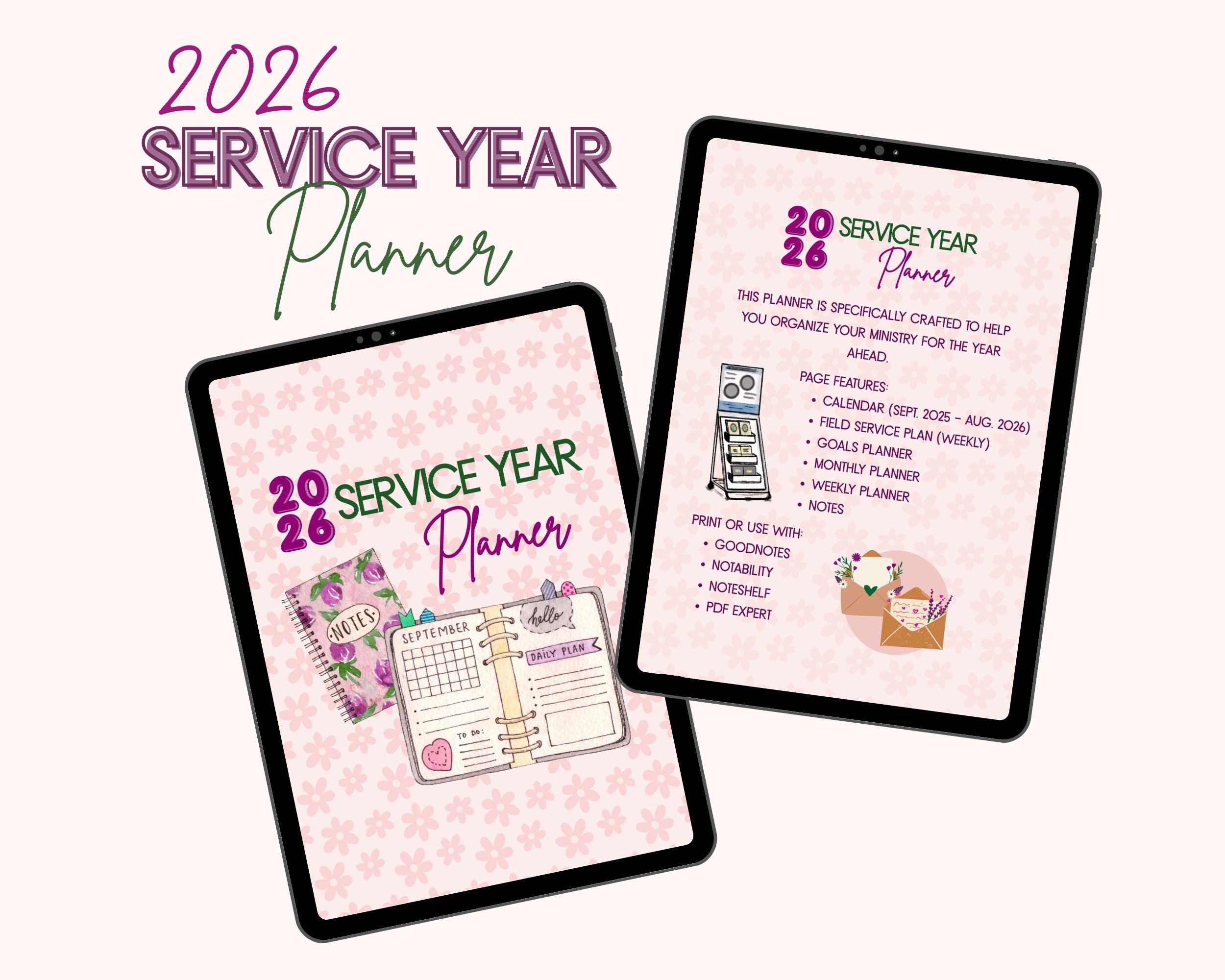 2026 Ministry Planner Digital, JW Service Planner