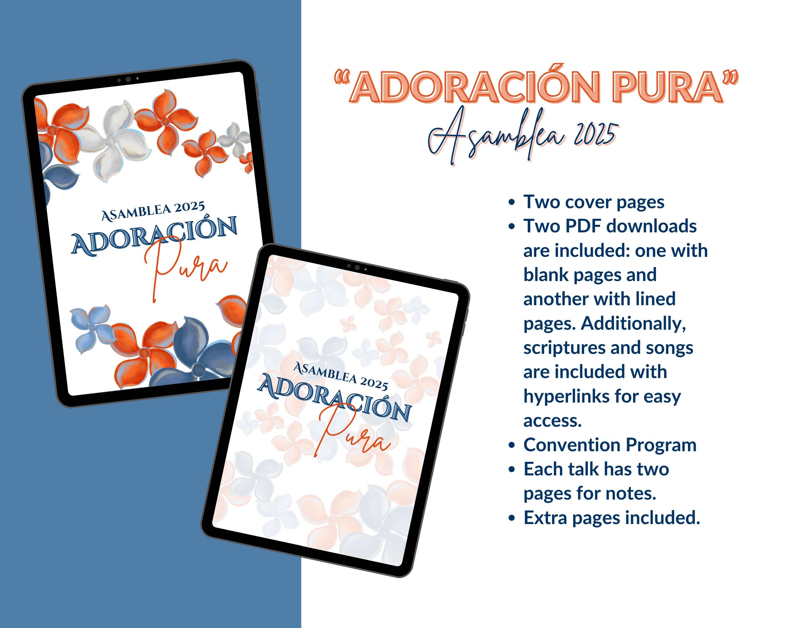 Spanish "Adoración Pura" Convention, Digital Notebook
