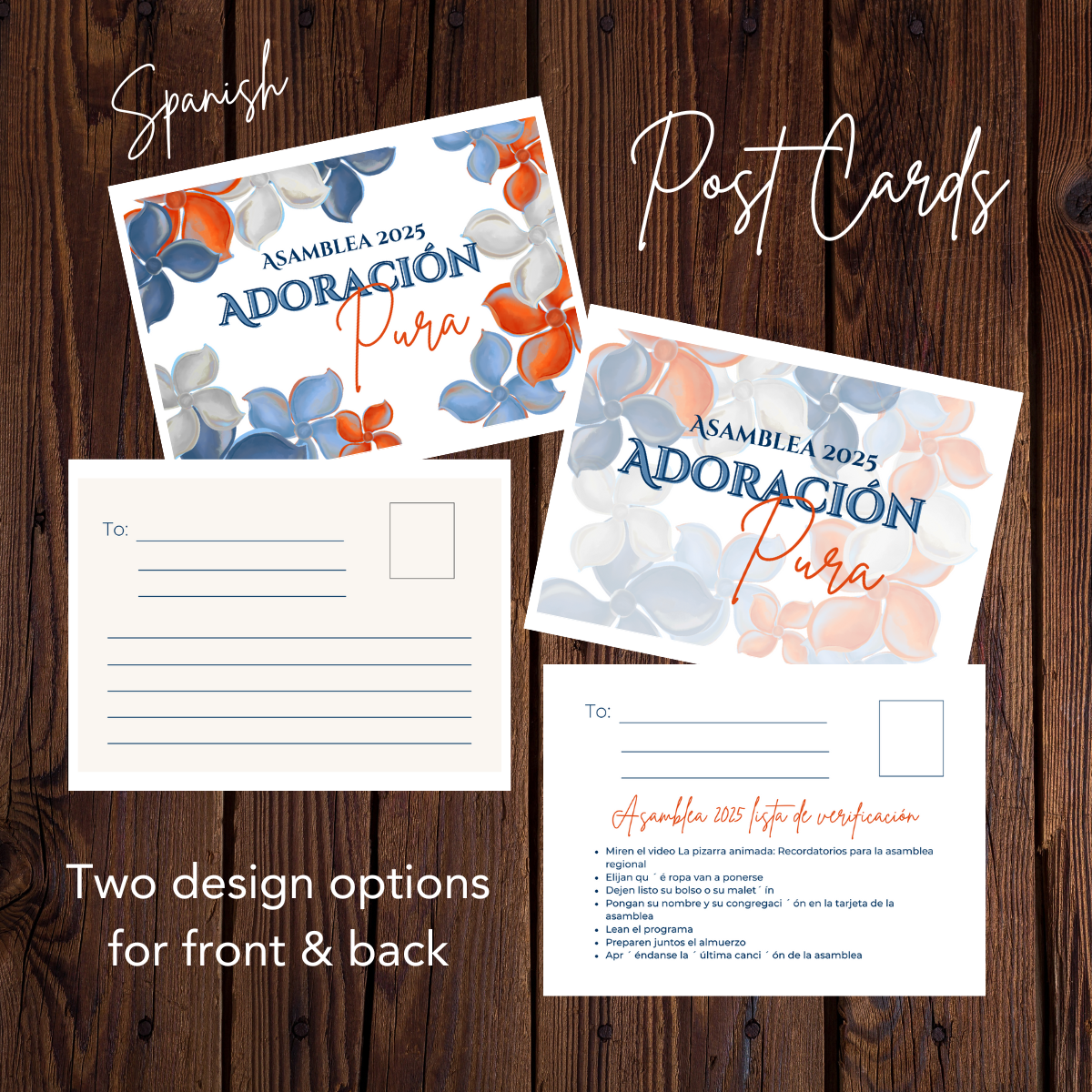 Spanish "Adoración Pura" Convention, Pure Worship 2025 Convention, Printable