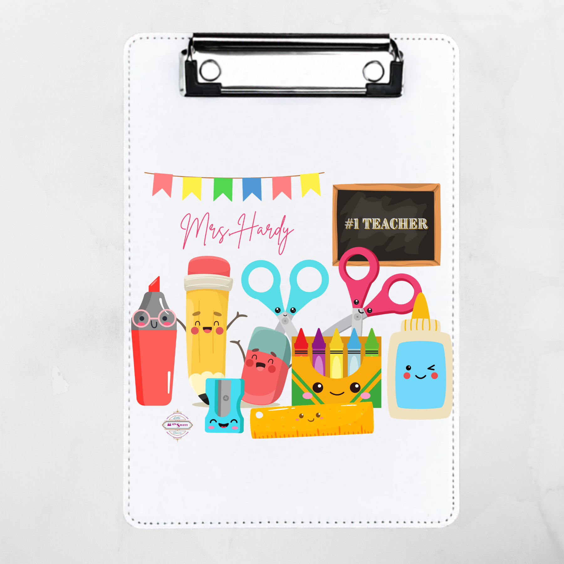 Sac fourre-tout et gobelet d'école mignons et kawaii, personnalisés