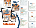 JW 2026 "Eternal Happiness" Palms Themed Notebook