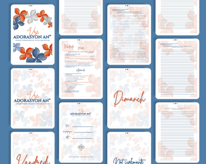 Haitian Creole "Vre Adorasyon an" Convention Digital Notebook
