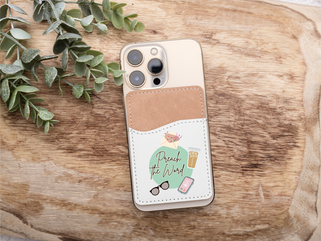 Contact Card Holder, Wallet Case, Stick on