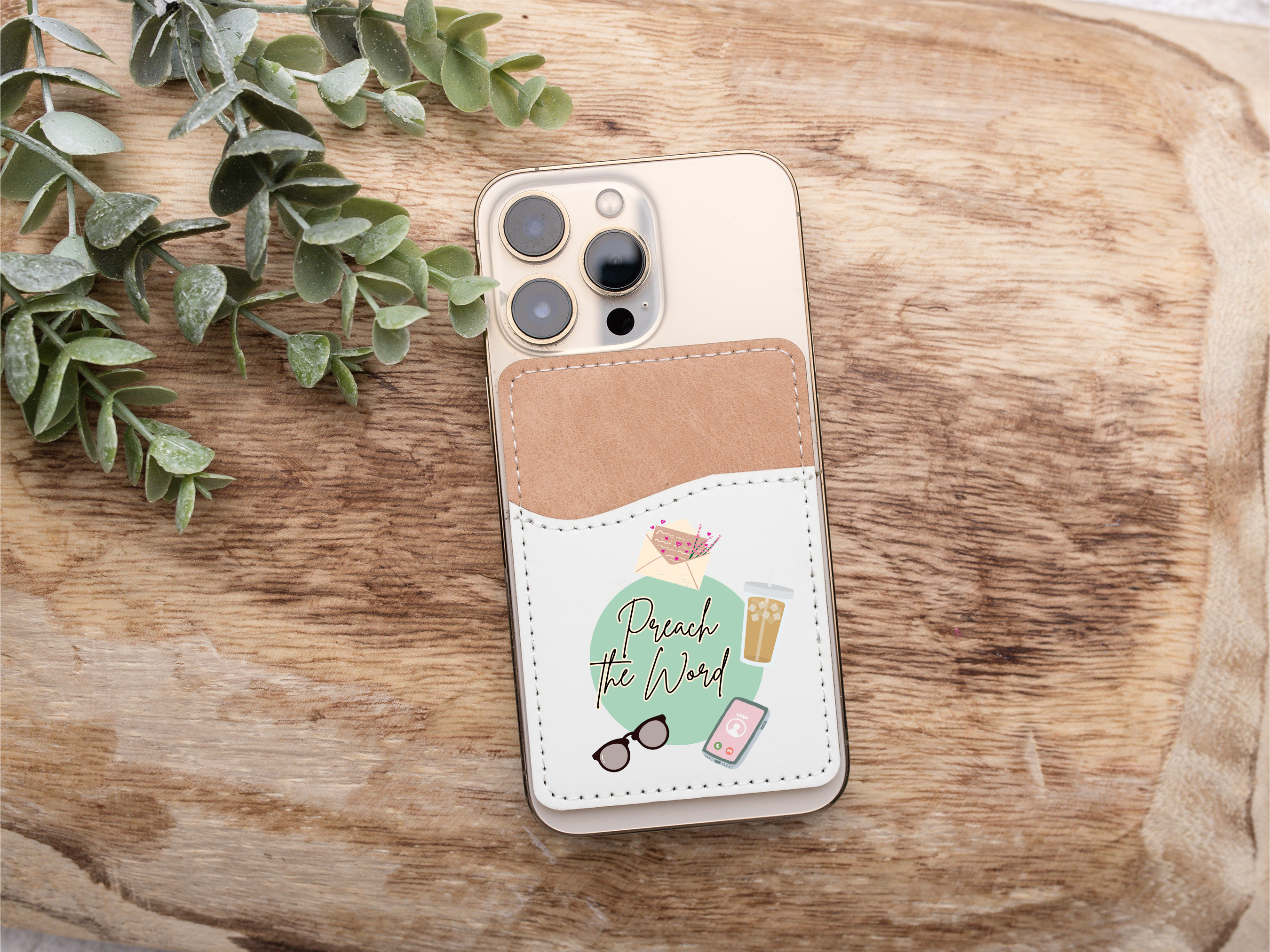 Contact Card Holder, Wallet Case, Stick on