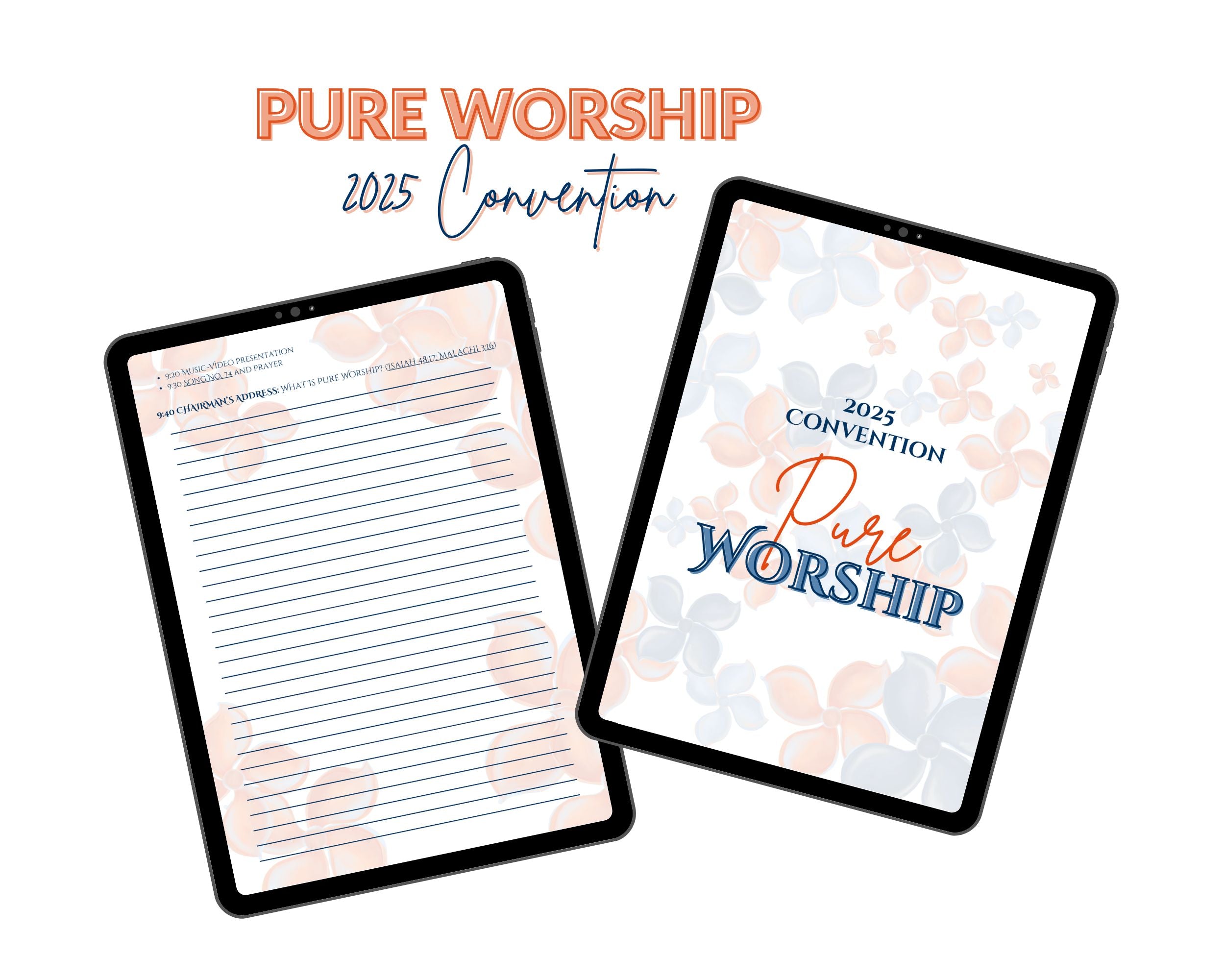 Pure Worship 2025 Convention, Digital Notebooks