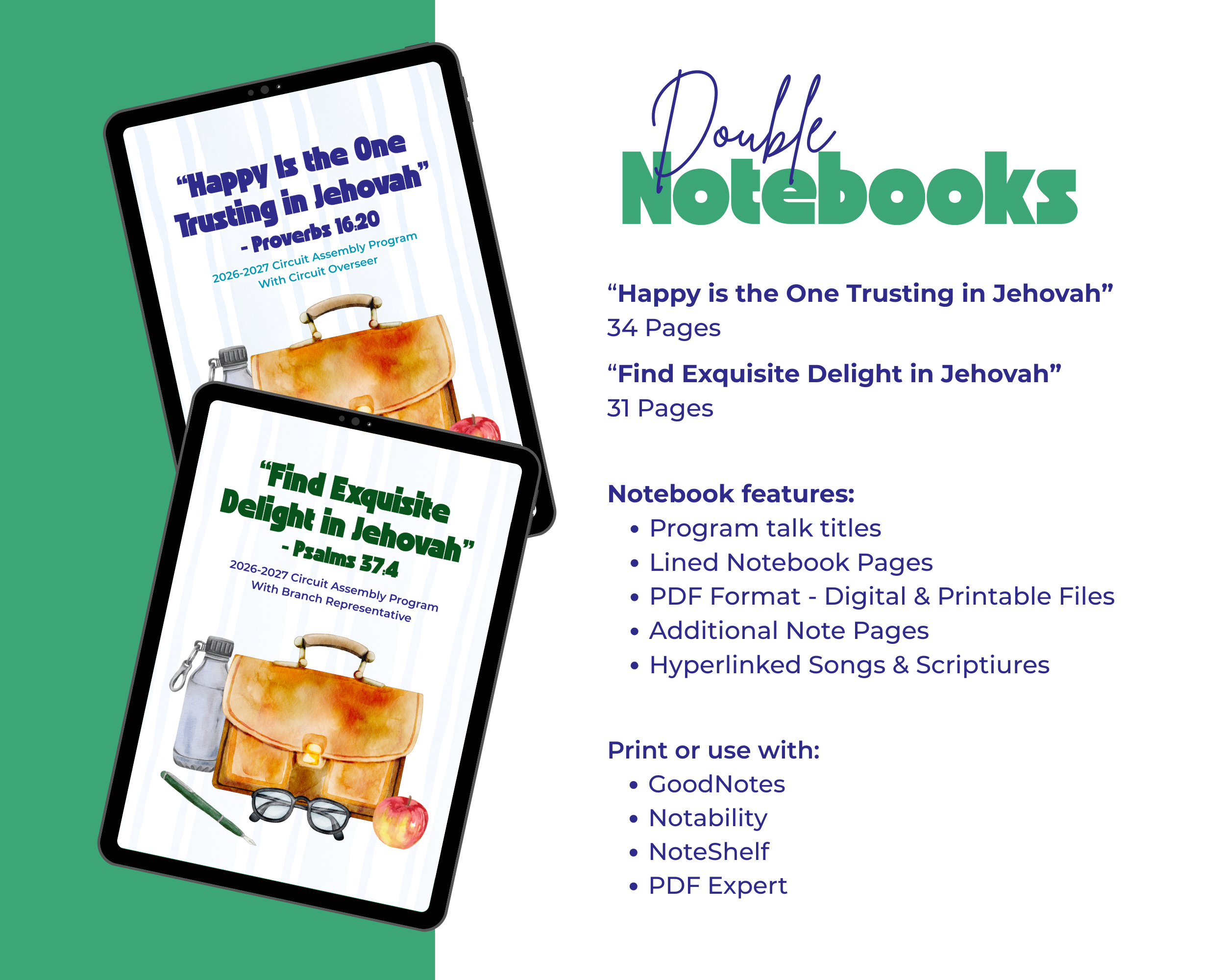 "Men's Edition" - 2026–2027 JW Circuit Assembly Notebook Bundle - Instant Download