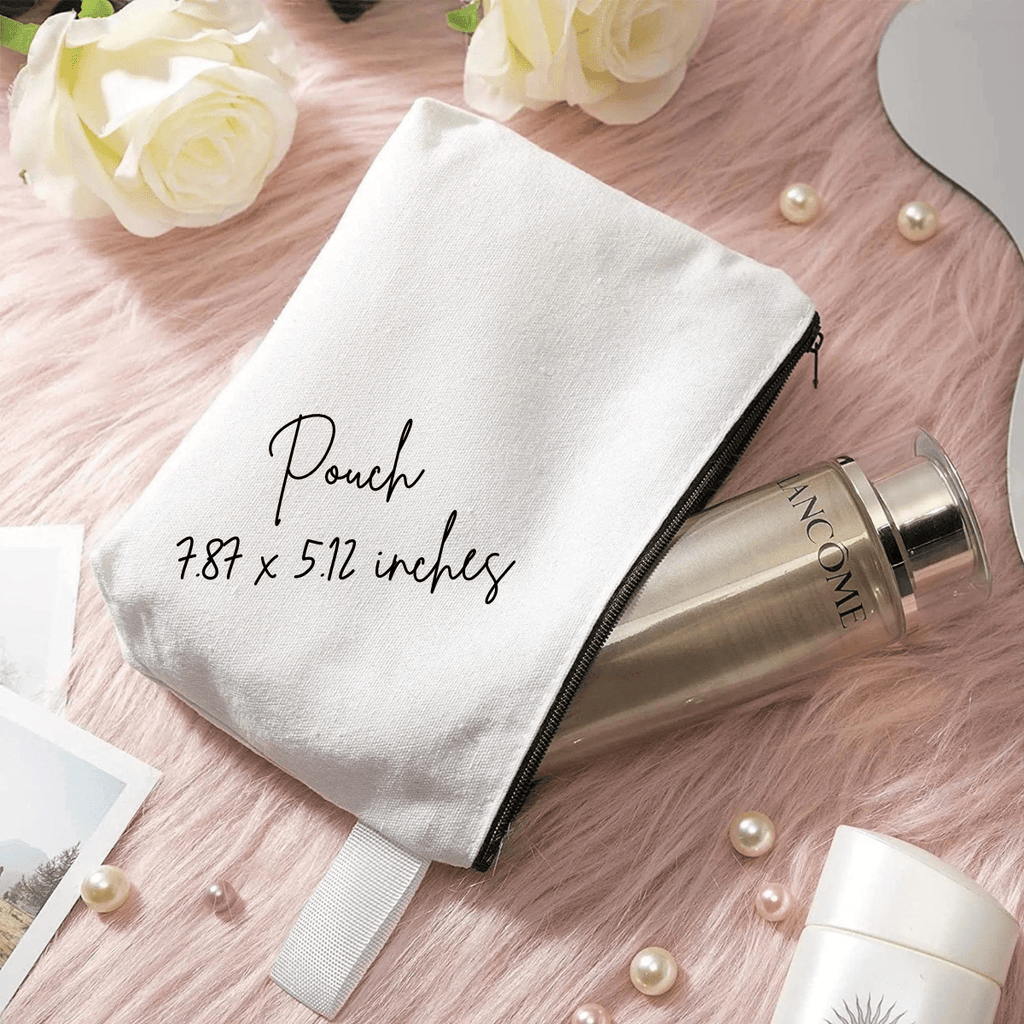 Bridal Tote Bag, Makeup Pouch