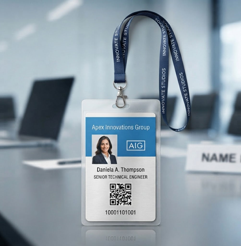 Custom Aluminum Badge, ID Cards