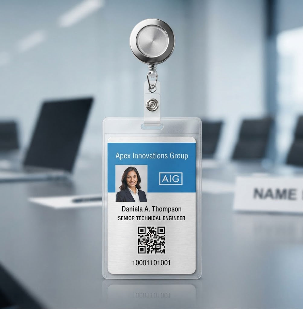 Custom Aluminum Badge, ID Cards