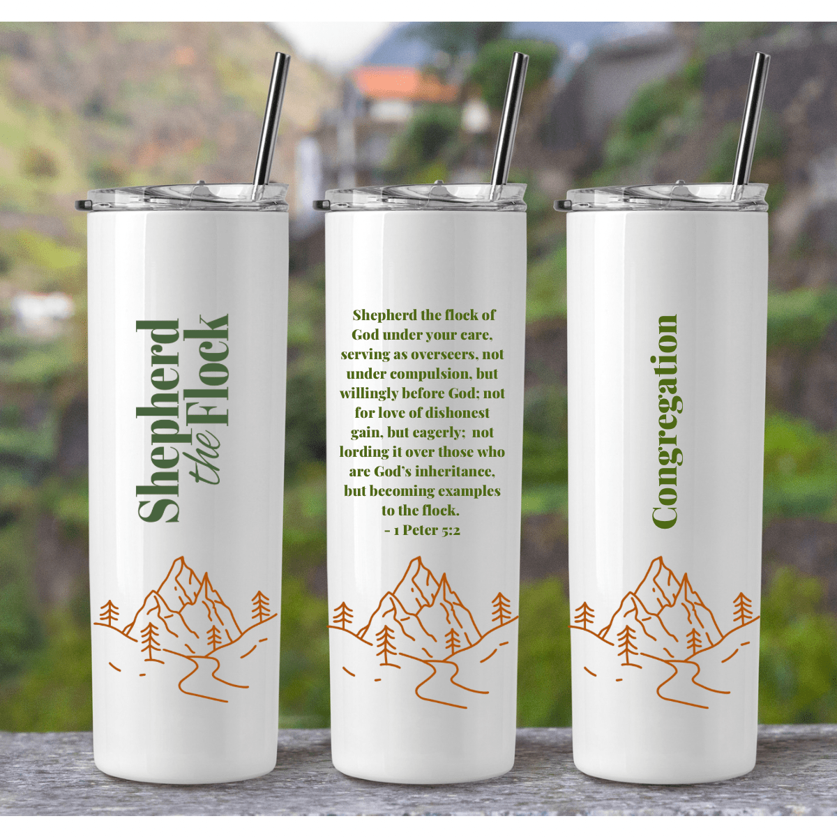 Shepherd the Flock Tumbler, JW gift