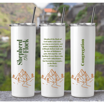 Shepherd the Flock Tumbler, JW gift