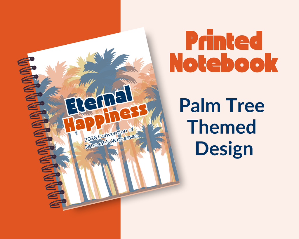 Eternal Happiness Lined Notebook - Printed & Comb-Bound