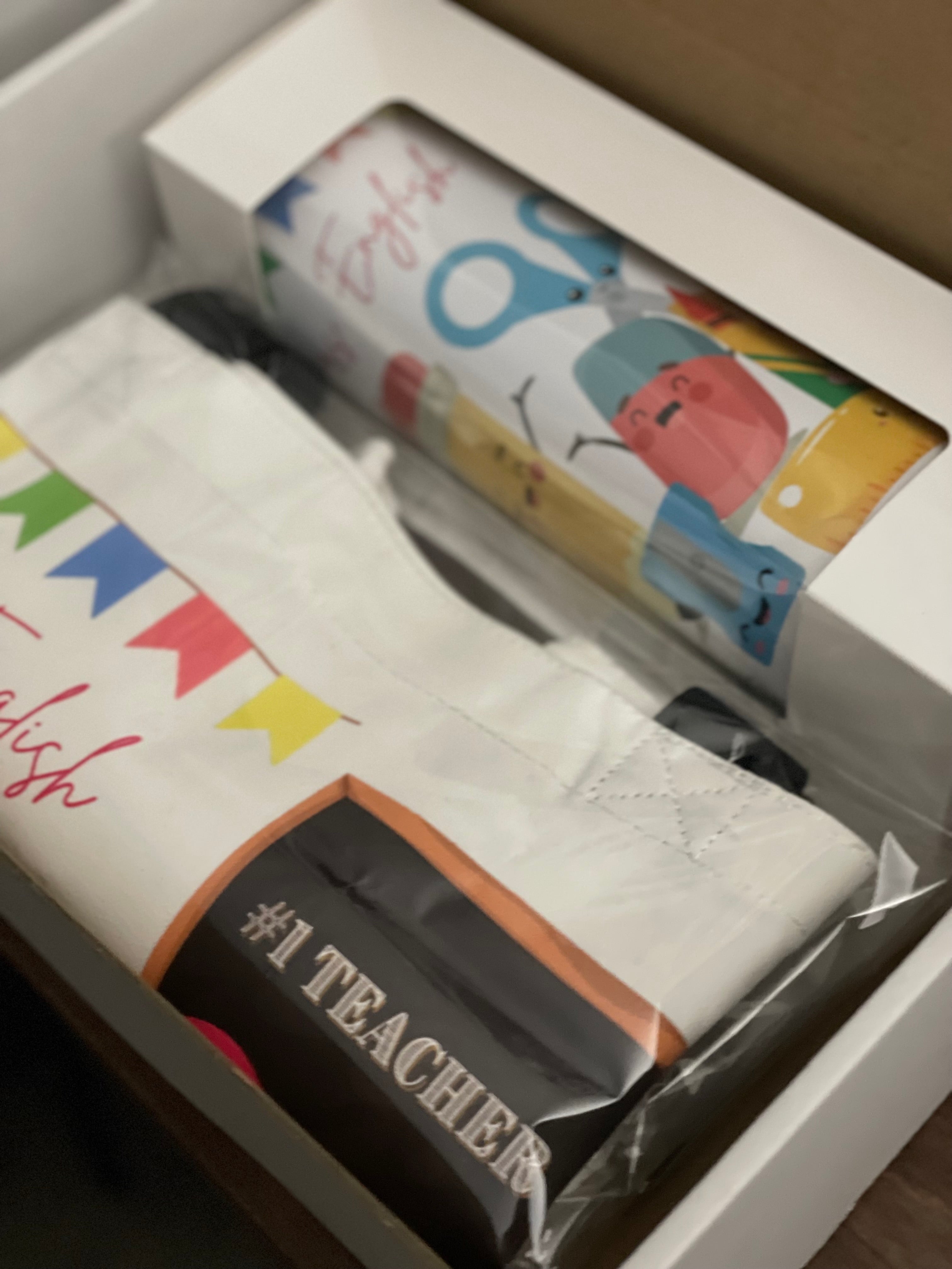 Cute Kawaii School Supplies Tote Bag & Tumbler, Personalized