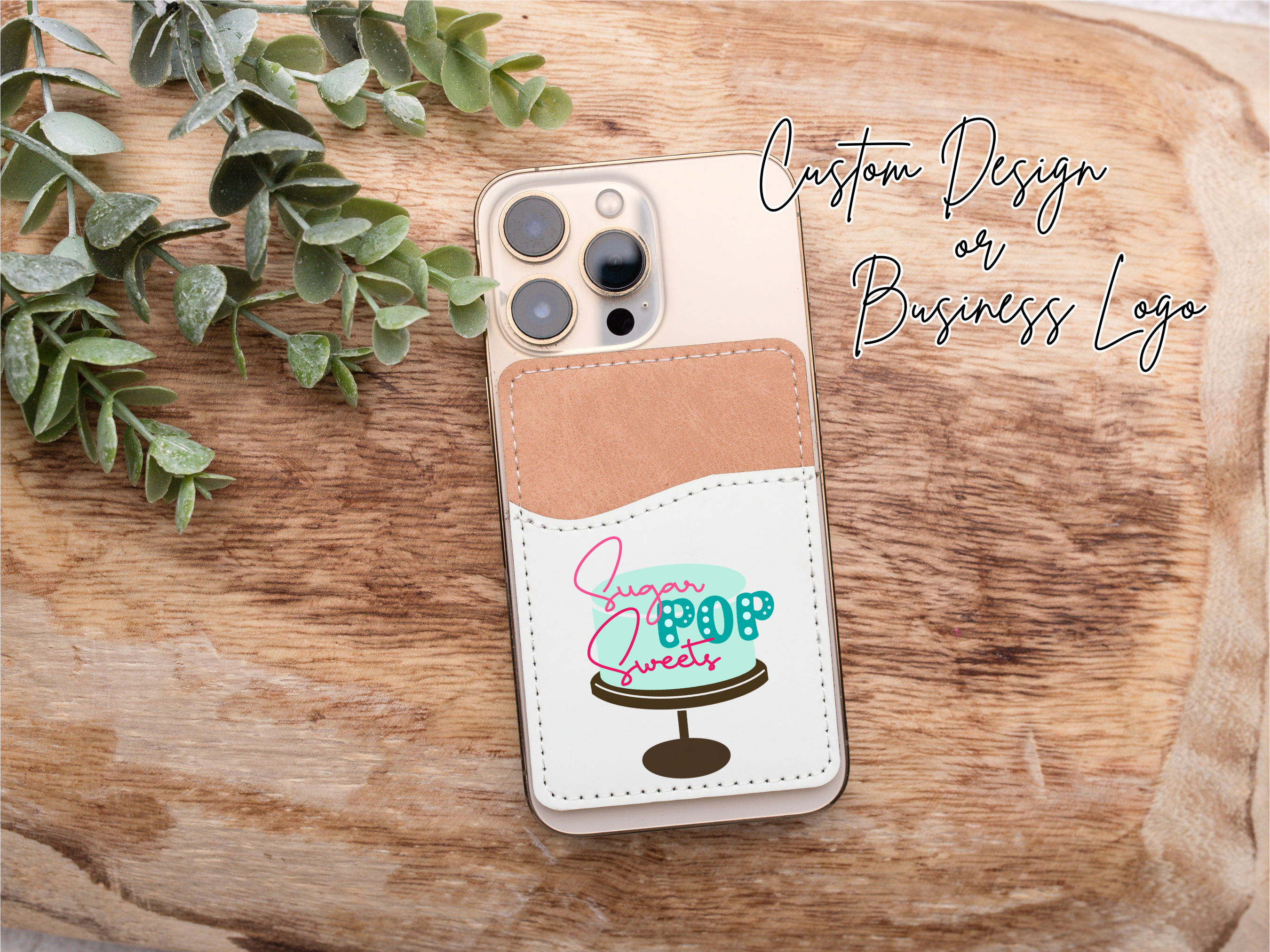 Contact Card Holder, Wallet Case, Stick on