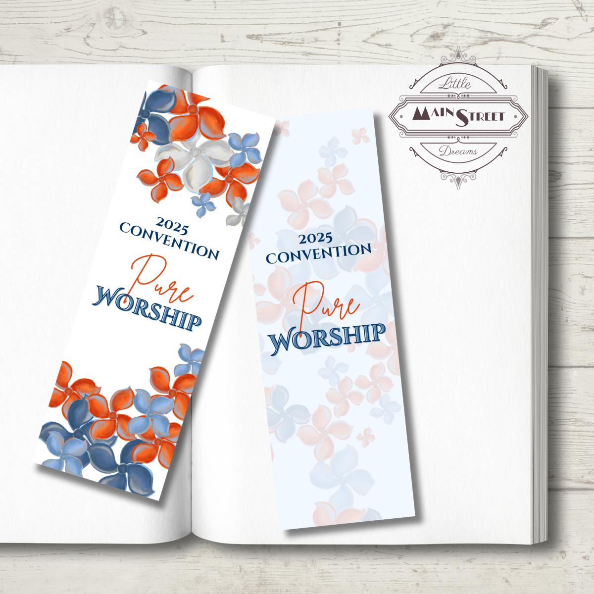 Pure Worship 2025 Convention, Bookmarks Printable