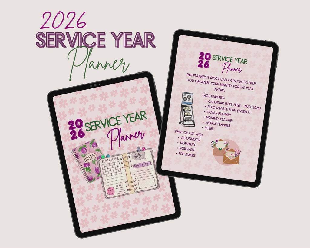 2026 Ministry Planner Digital, JW Service Planner