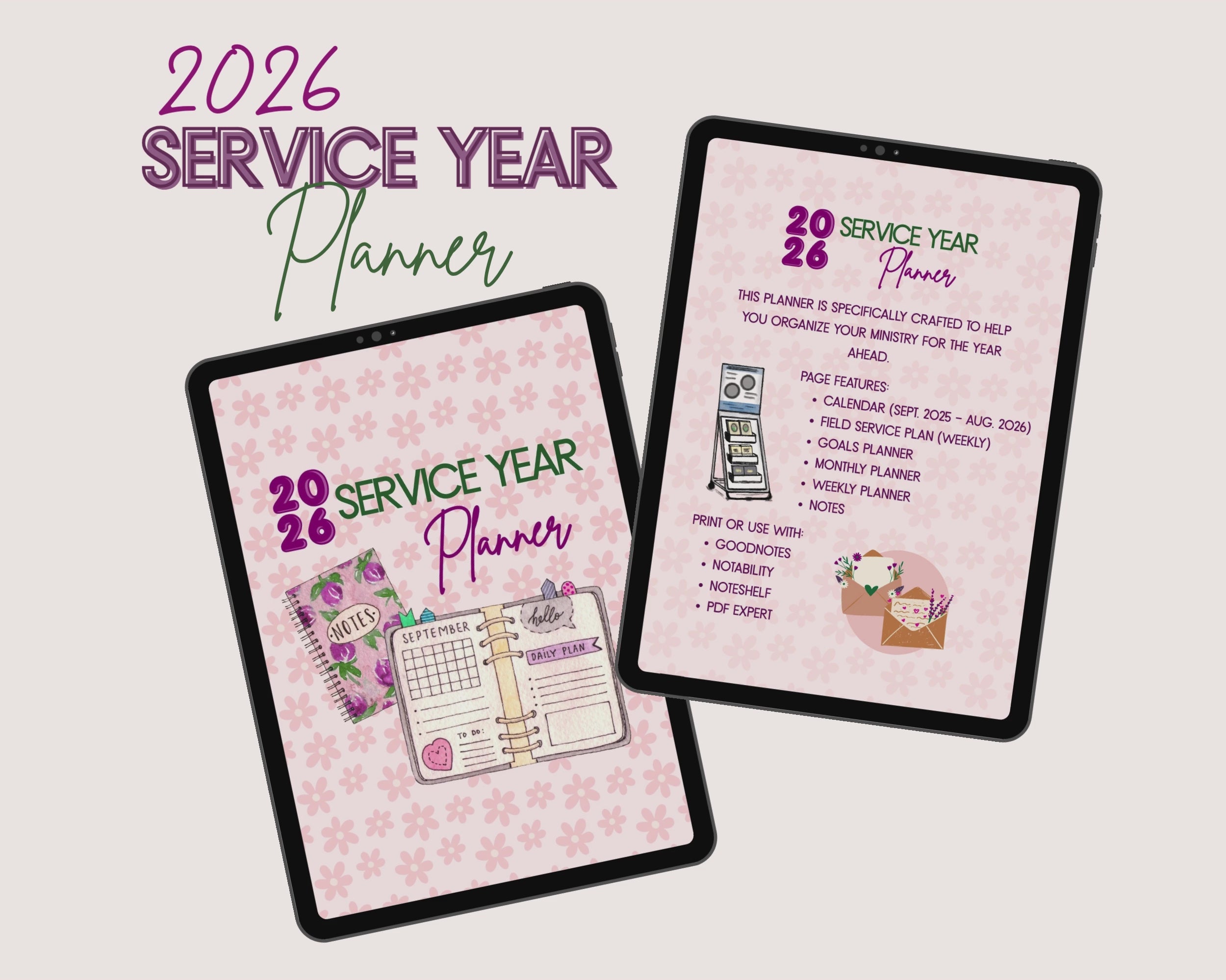 2026 Ministry Planner Digital, JW Service Planner
