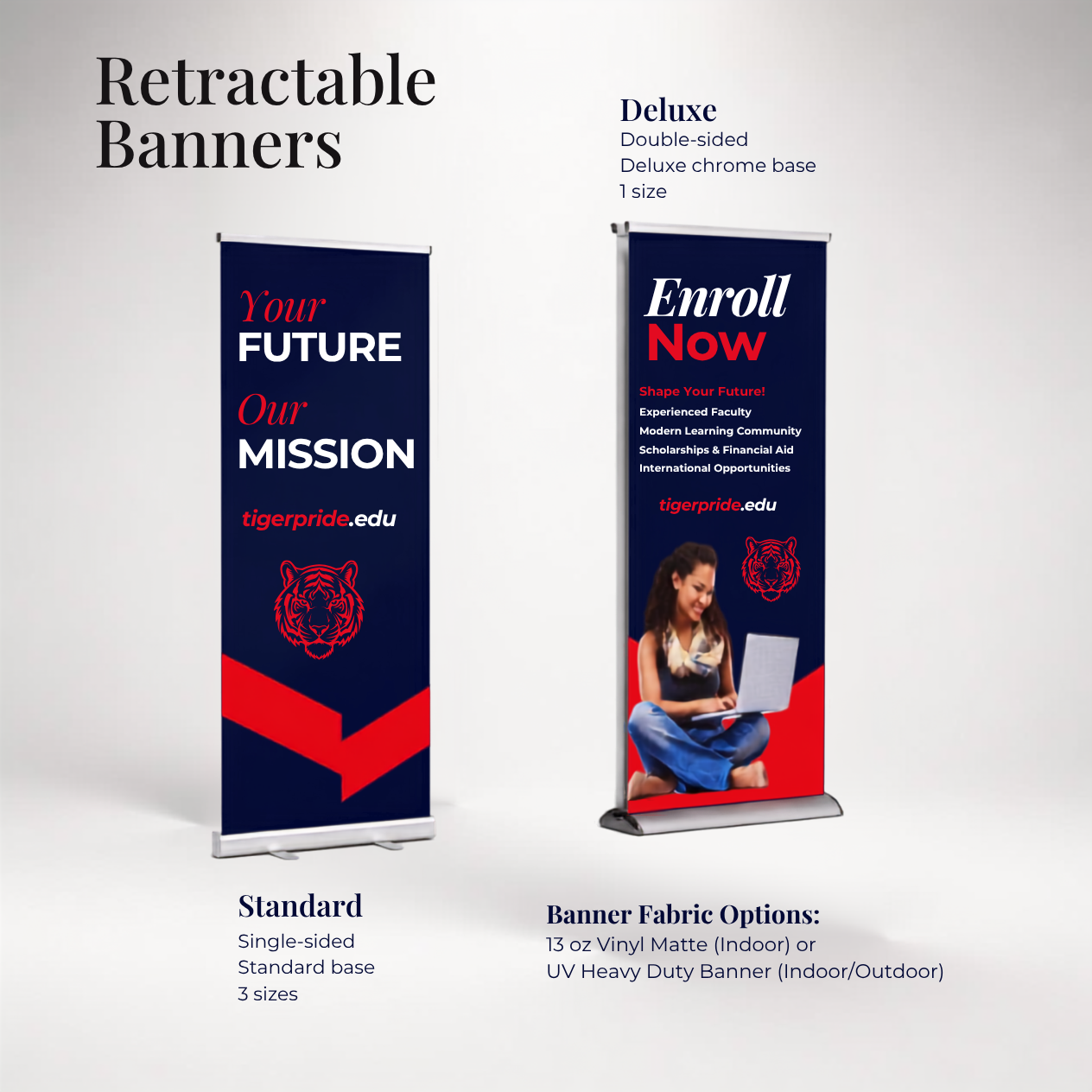 Custom Retractable Banners for Events & Trade Shows